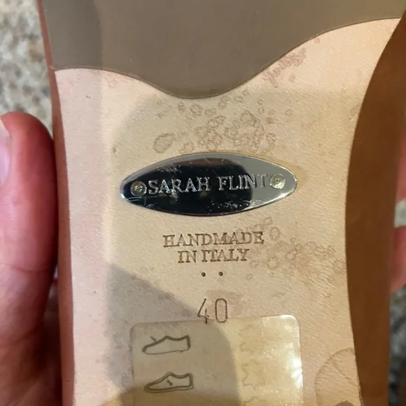 Sarah Flint, Natalie Flat in saddle brown leather, size 40 - Picture 6 of 7